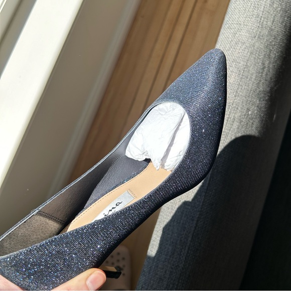 Nina Nina60 pointed toe navy sparkly pump - Picture 2 of 6